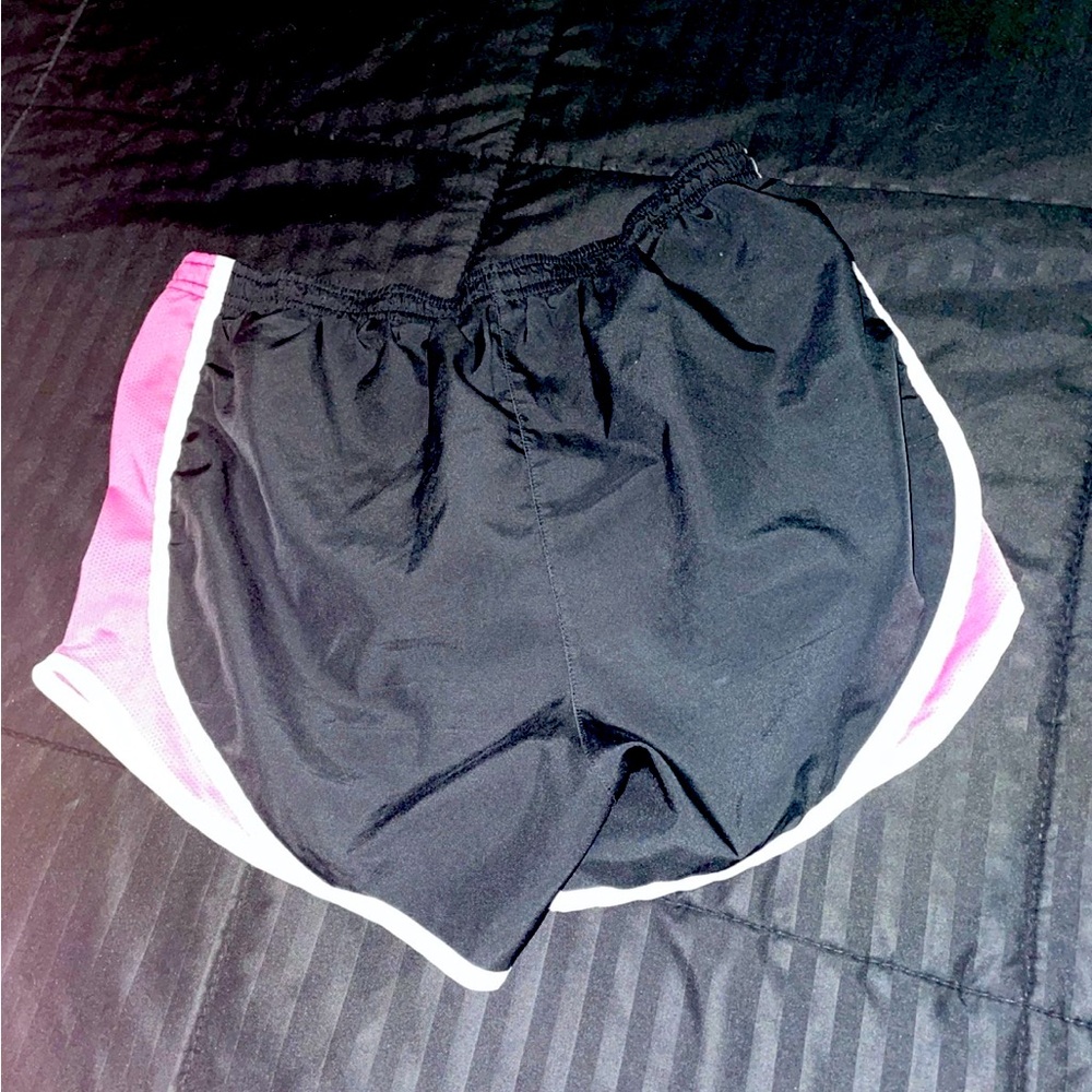 Black/pink  Nike dri fit shorts
